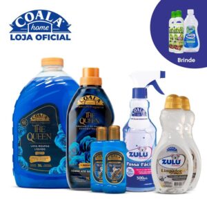Kit Coala The Queen Favoritos da Casa + BRINDE 2 Utilís ,1 Detergente Gel Concentrado Zulu Perfumes + Coala - 500ml