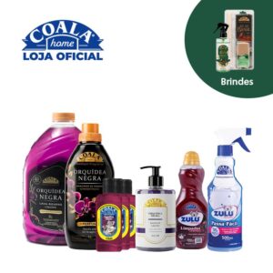 Kit Coala Orquídea Negra - Universo Perfumado Brinde 1 Difusor, 1 Home Spray